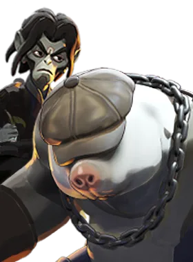 Mo & Krill hero card art